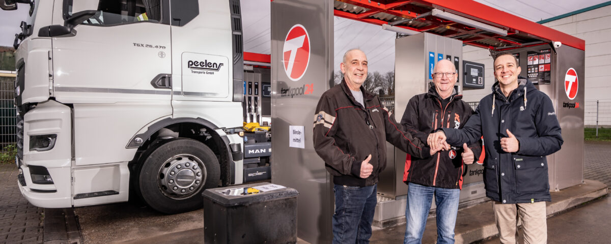 10 Jahres Kooperation PEELEN Transporte & team ernergie