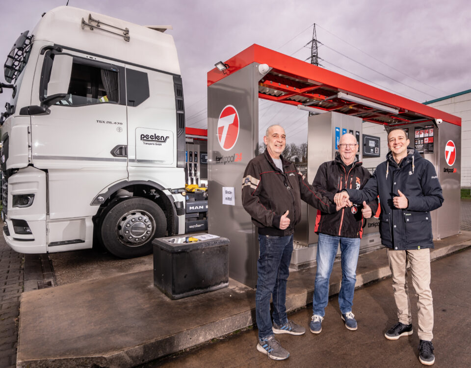 10 Jahres Kooperation PEELEN Transporte & team ernergie