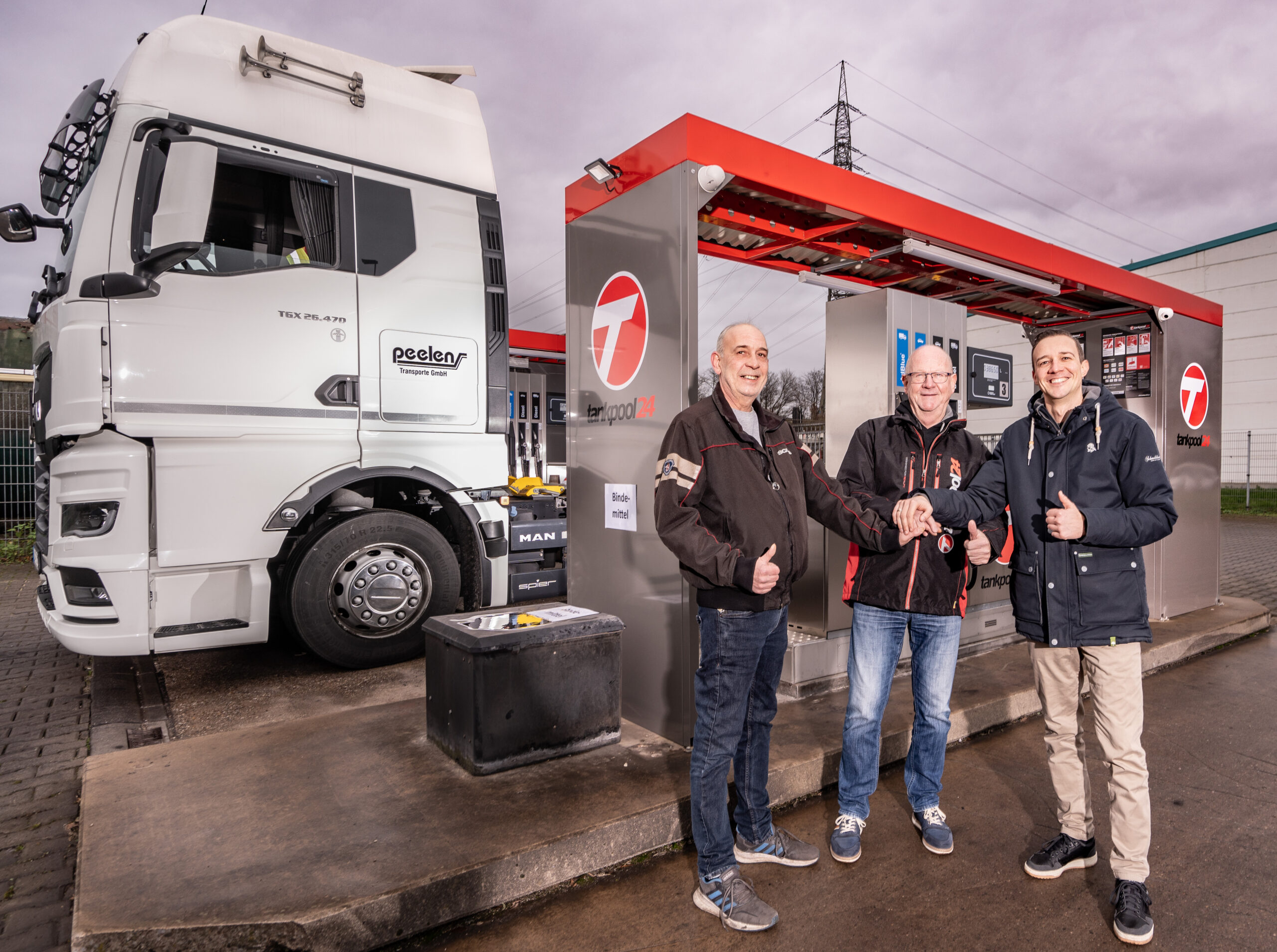 10 Jahres Kooperation PEELEN Transporte & team ernergie